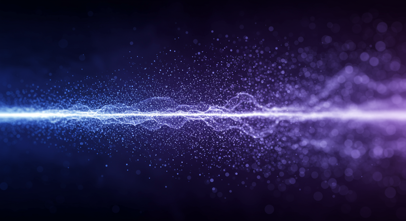 Abstract digital wave representing innovation and technology